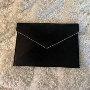 Rebecca Minkoff Black Envelope Clutch